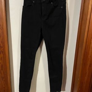 Juniors size 29 high waisted black jeans skinny